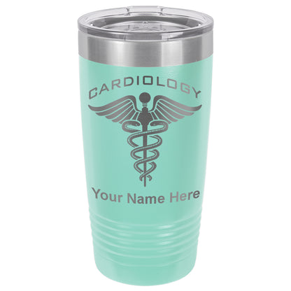 20oz Vacuum Insulated Tumbler Mug, Cardiology, Personalized Engraving Included