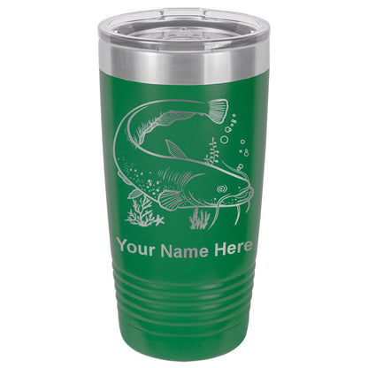 20oz Vacuum Insulated Tumbler Mug, Catfish, Personalized Engraving Included