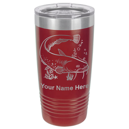 20oz Vacuum Insulated Tumbler Mug, Catfish, Personalized Engraving Included