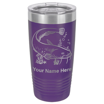 20oz Vacuum Insulated Tumbler Mug, Catfish, Personalized Engraving Included