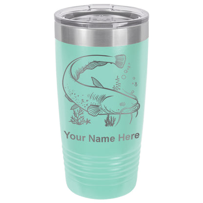20oz Vacuum Insulated Tumbler Mug, Catfish, Personalized Engraving Included