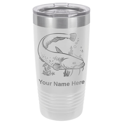 20oz Vacuum Insulated Tumbler Mug, Catfish, Personalized Engraving Included