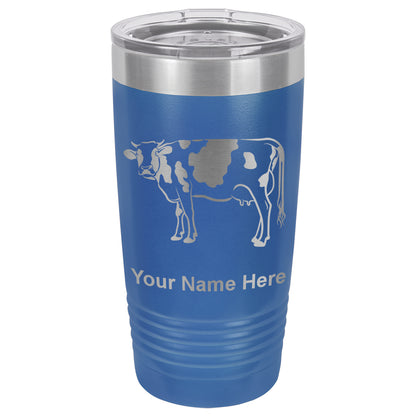 20oz Vacuum Insulated Tumbler Mug, Cow, Personalized Engraving Included