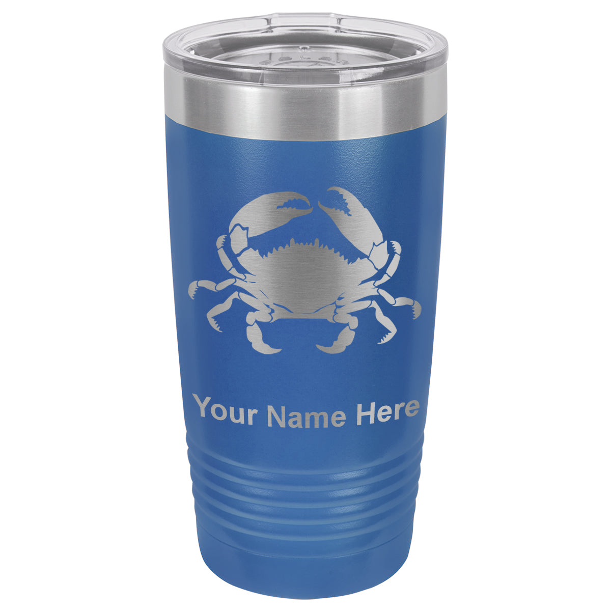 20oz Vacuum Insulated Tumbler Mug, Crab, Personalized Engraving Included