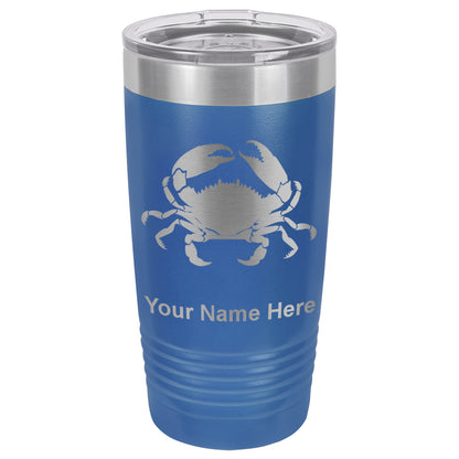 20oz Vacuum Insulated Tumbler Mug, Crab, Personalized Engraving Included