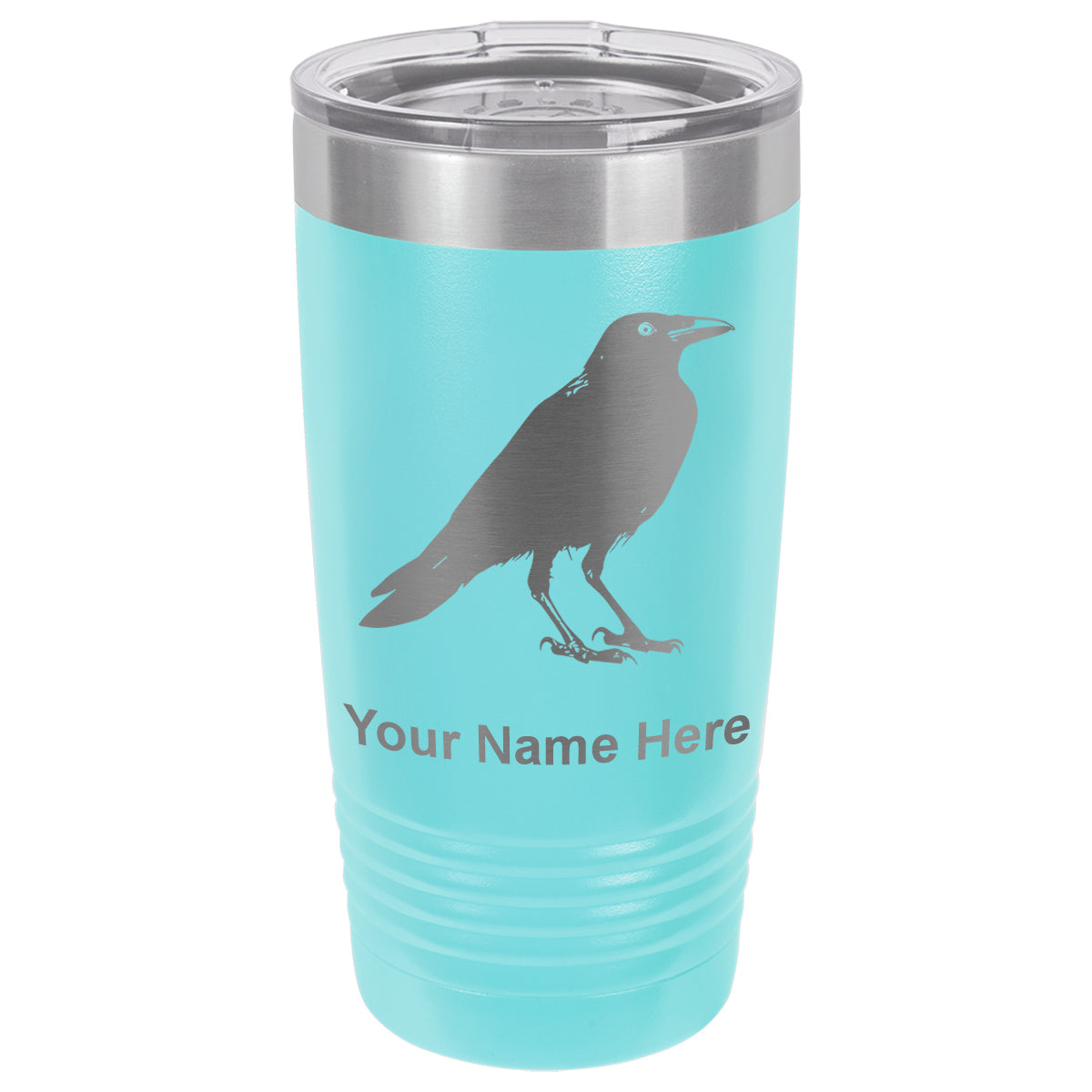 20oz Vacuum Insulated Tumbler Mug, Crow, Personalized Engraving Included