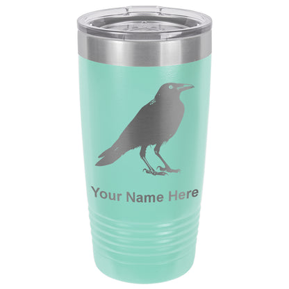 20oz Vacuum Insulated Tumbler Mug, Crow, Personalized Engraving Included