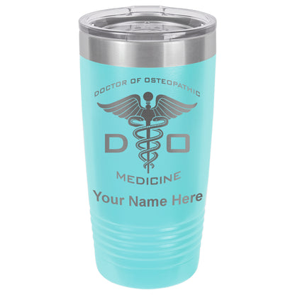 20oz Vacuum Insulated Tumbler Mug, DO Doctor of Osteopathic Medicine, Personalized Engraving Included
