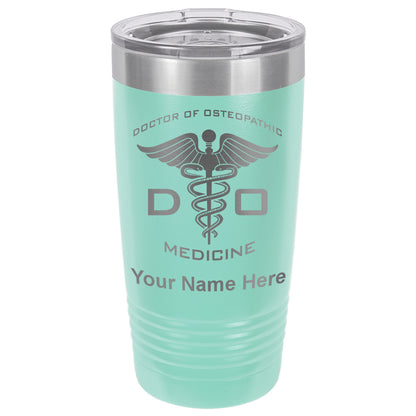 20oz Vacuum Insulated Tumbler Mug, DO Doctor of Osteopathic Medicine, Personalized Engraving Included