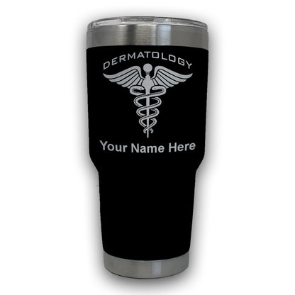LaserGram 30oz Tumbler Mug, Dermatology, Personalized Engraving Included