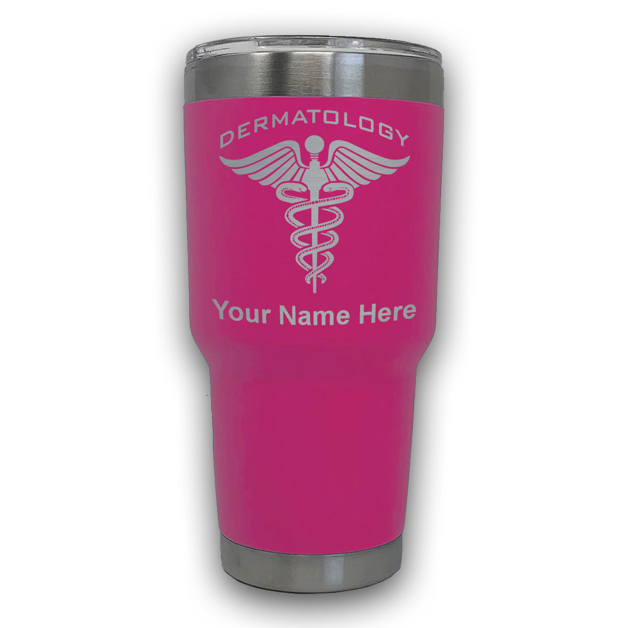 LaserGram 30oz Tumbler Mug, Dermatology, Personalized Engraving Included