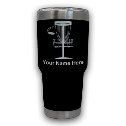 LaserGram 30oz Tumbler Mug, Disc Golf, Personalized Engraving Included