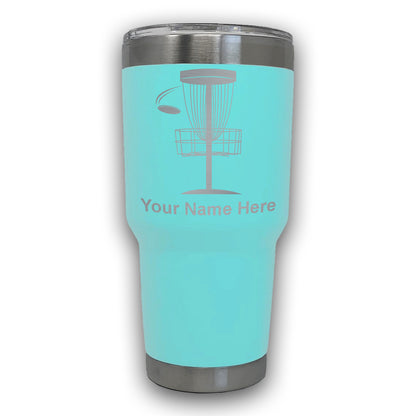 LaserGram 30oz Tumbler Mug, Disc Golf, Personalized Engraving Included