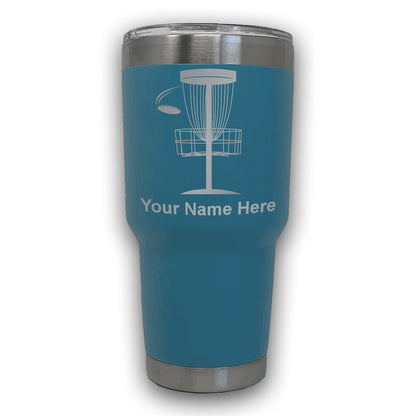 LaserGram 30oz Tumbler Mug, Disc Golf, Personalized Engraving Included