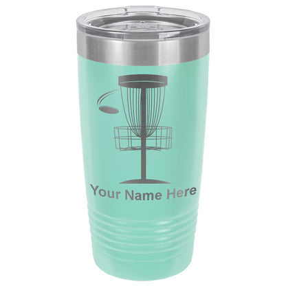 20oz Vacuum Insulated Tumbler Mug, Disc Golf, Personalized Engraving Included
