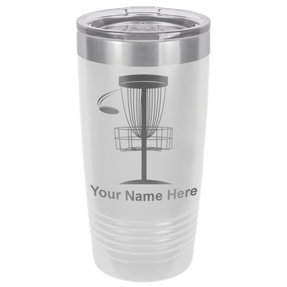 20oz Vacuum Insulated Tumbler Mug, Disc Golf, Personalized Engraving Included