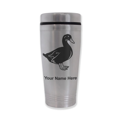 Commuter Travel Mug, Duck, Personalized Engraving Included