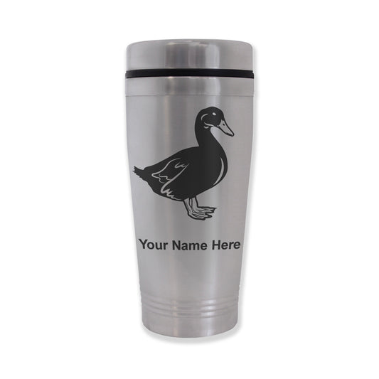 Commuter Travel Mug, Duck, Personalized Engraving Included