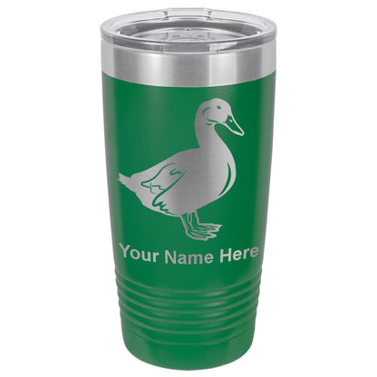 20oz Vacuum Insulated Tumbler Mug, Duck, Personalized Engraving Included