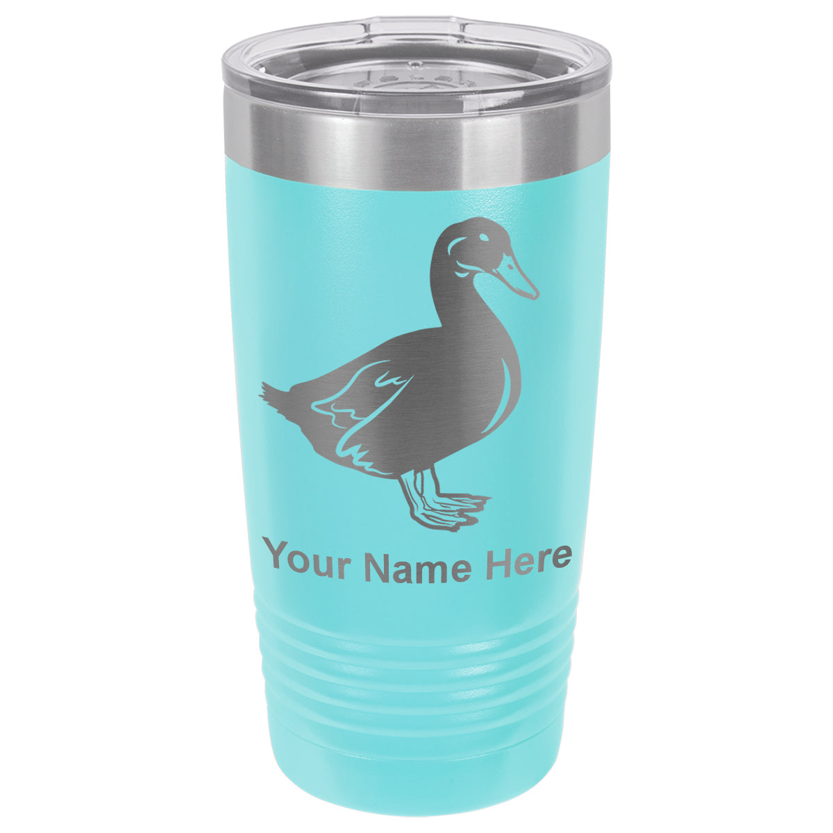 20oz Vacuum Insulated Tumbler Mug, Duck, Personalized Engraving Included
