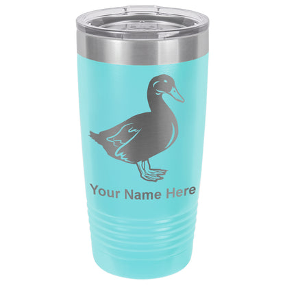 20oz Vacuum Insulated Tumbler Mug, Duck, Personalized Engraving Included