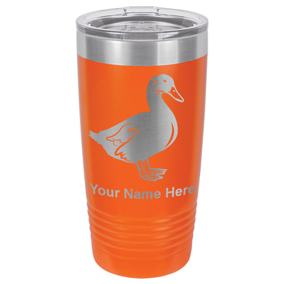 20oz Vacuum Insulated Tumbler Mug, Duck, Personalized Engraving Included