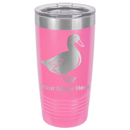 20oz Vacuum Insulated Tumbler Mug, Duck, Personalized Engraving Included