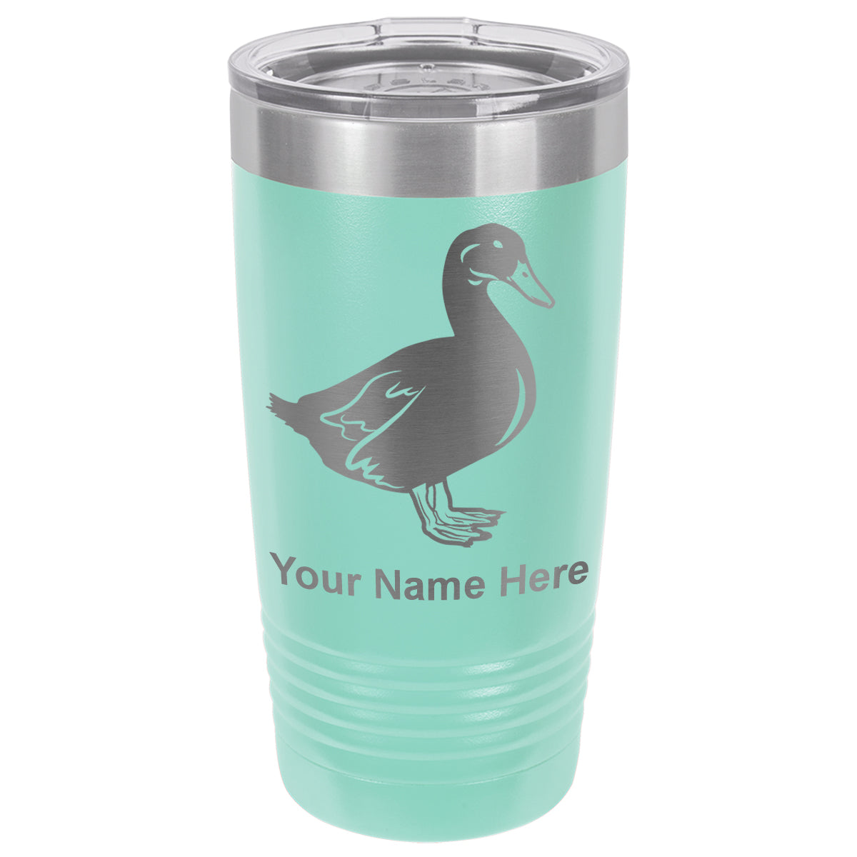20oz Vacuum Insulated Tumbler Mug, Duck, Personalized Engraving Included