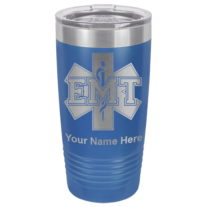 20oz Vacuum Insulated Tumbler Mug, EMT Emergency Medical Technician, Personalized Engraving Included