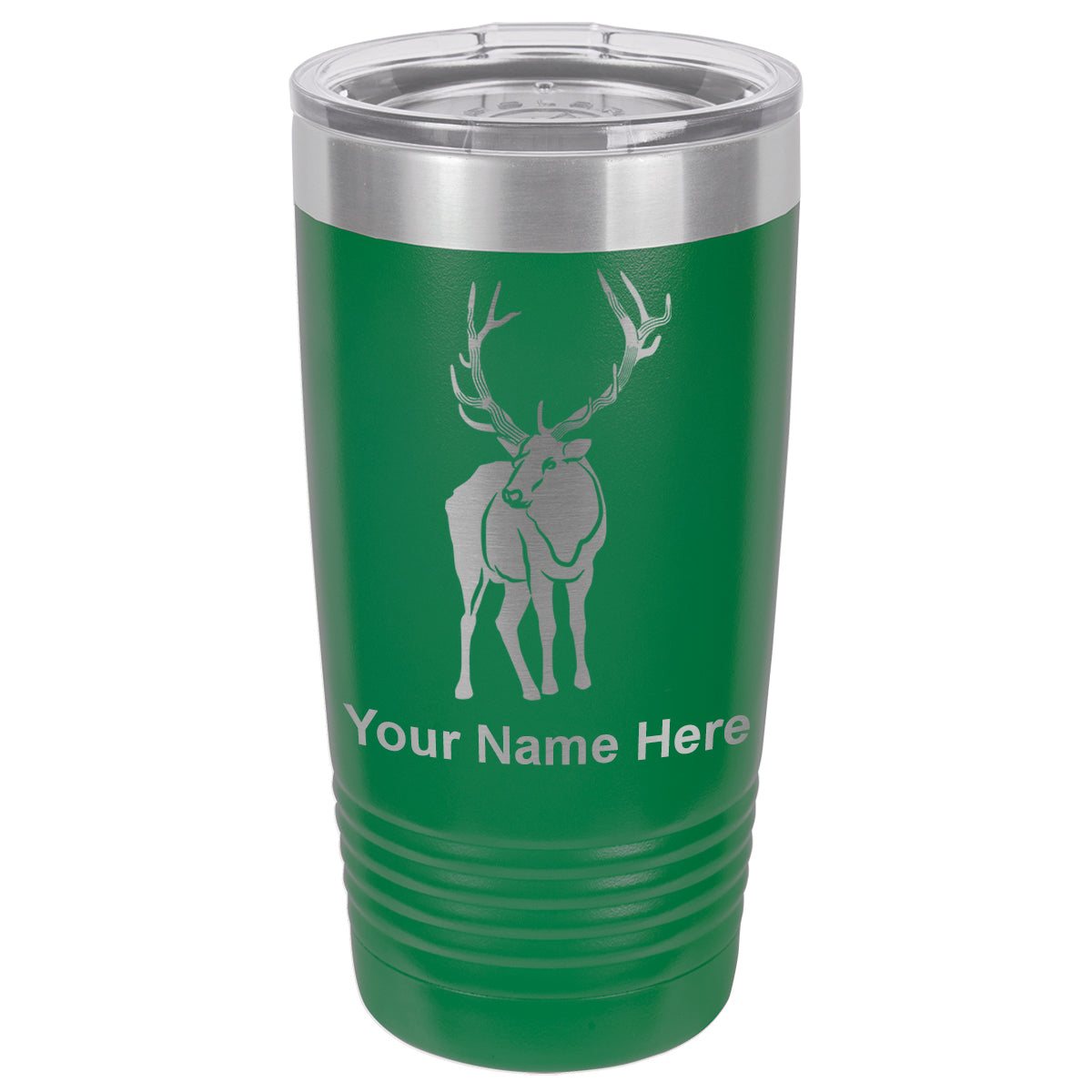 20oz Vacuum Insulated Tumbler Mug, Elk, Personalized Engraving Included