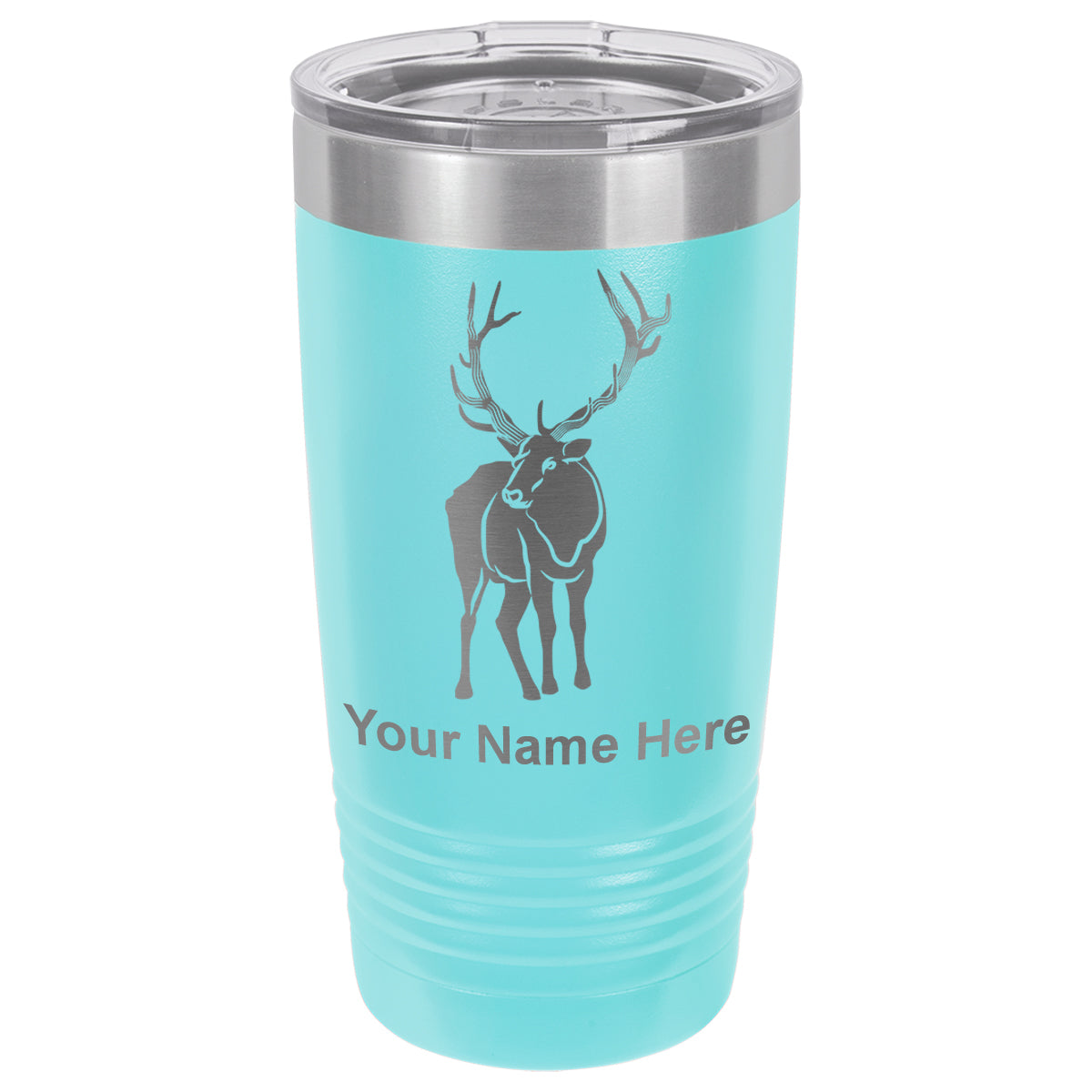 20oz Vacuum Insulated Tumbler Mug, Elk, Personalized Engraving Included