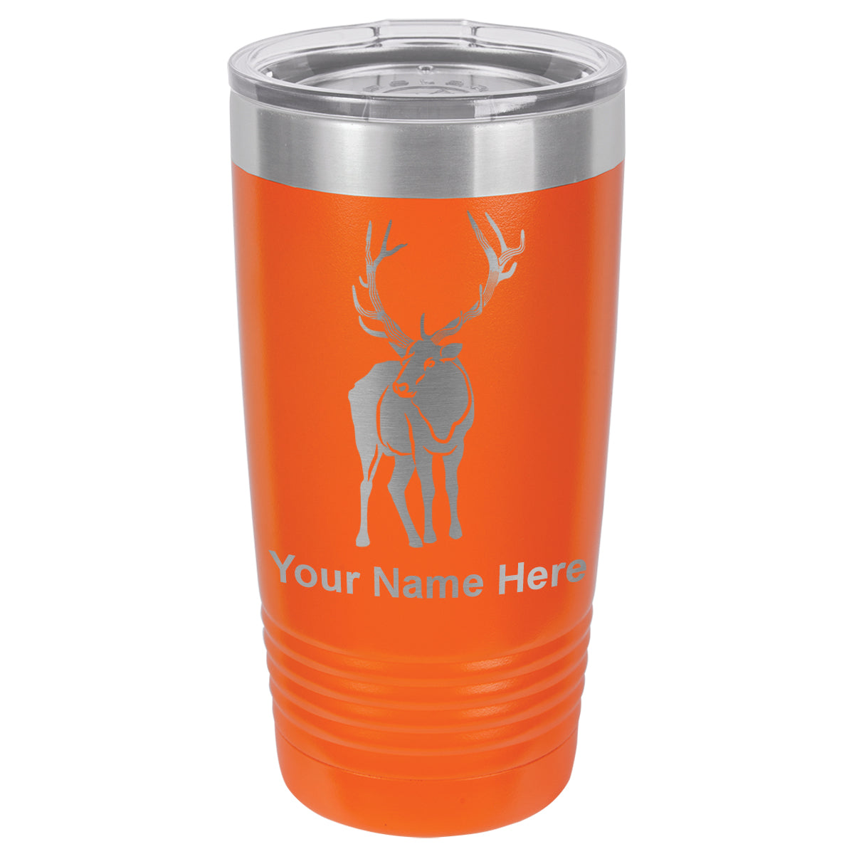 20oz Vacuum Insulated Tumbler Mug, Elk, Personalized Engraving Included