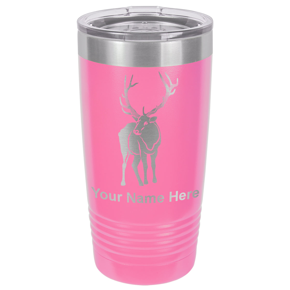 20oz Vacuum Insulated Tumbler Mug, Elk, Personalized Engraving Included