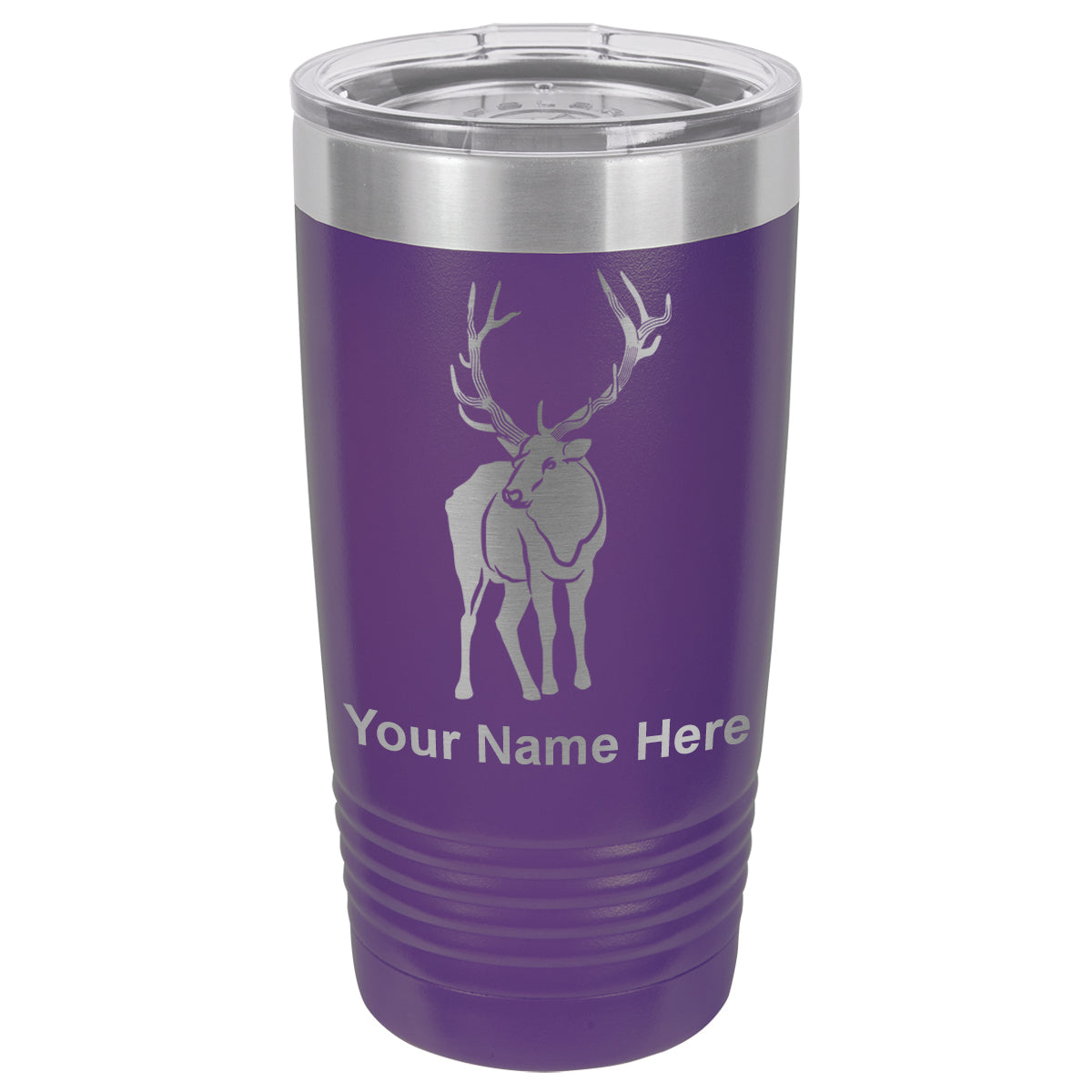 20oz Vacuum Insulated Tumbler Mug, Elk, Personalized Engraving Included