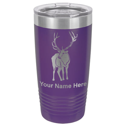 20oz Vacuum Insulated Tumbler Mug, Elk, Personalized Engraving Included