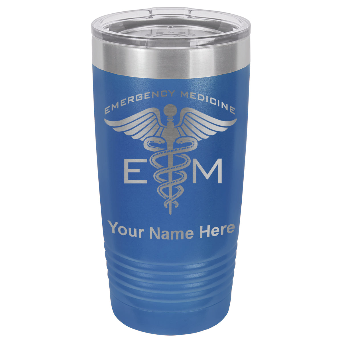 20oz Vacuum Insulated Tumbler Mug, Emergency Medicine, Personalized Engraving Included