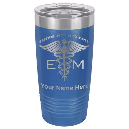 20oz Vacuum Insulated Tumbler Mug, Emergency Medicine, Personalized Engraving Included