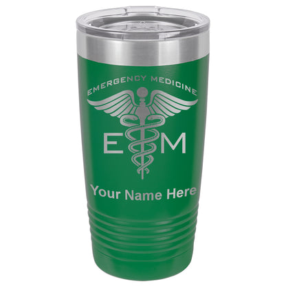 20oz Vacuum Insulated Tumbler Mug, Emergency Medicine, Personalized Engraving Included