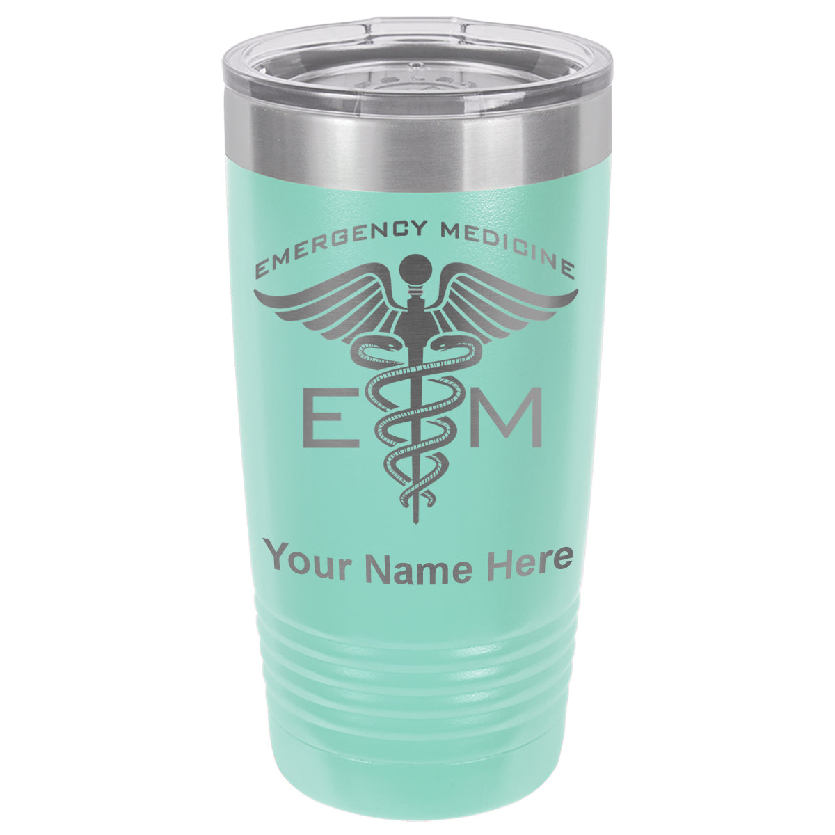 20oz Vacuum Insulated Tumbler Mug, Emergency Medicine, Personalized Engraving Included