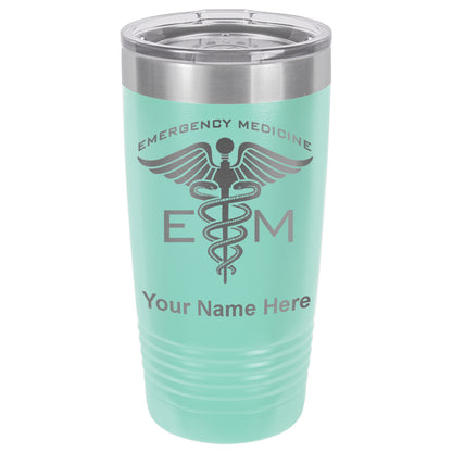 20oz Vacuum Insulated Tumbler Mug, Emergency Medicine, Personalized Engraving Included