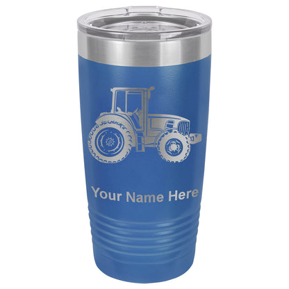 20oz Vacuum Insulated Tumbler Mug, Farm Tractor, Personalized Engraving Included