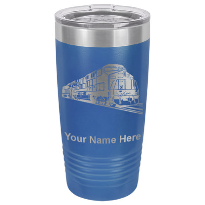 20oz Vacuum Insulated Tumbler Mug, Freight Train, Personalized Engraving Included