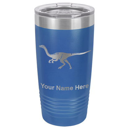 20oz Vacuum Insulated Tumbler Mug, Gallimimus Dinosaur, Personalized Engraving Included