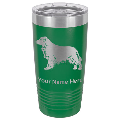 20oz Vacuum Insulated Tumbler Mug, Golden Retriever Dog, Personalized Engraving Included