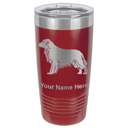 20oz Vacuum Insulated Tumbler Mug, Golden Retriever Dog, Personalized Engraving Included
