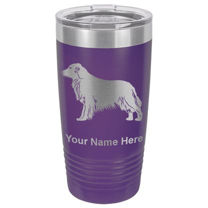 20oz Vacuum Insulated Tumbler Mug, Golden Retriever Dog, Personalized Engraving Included