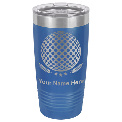 20oz Vacuum Insulated Tumbler Mug, Golf Ball, Personalized Engraving Included