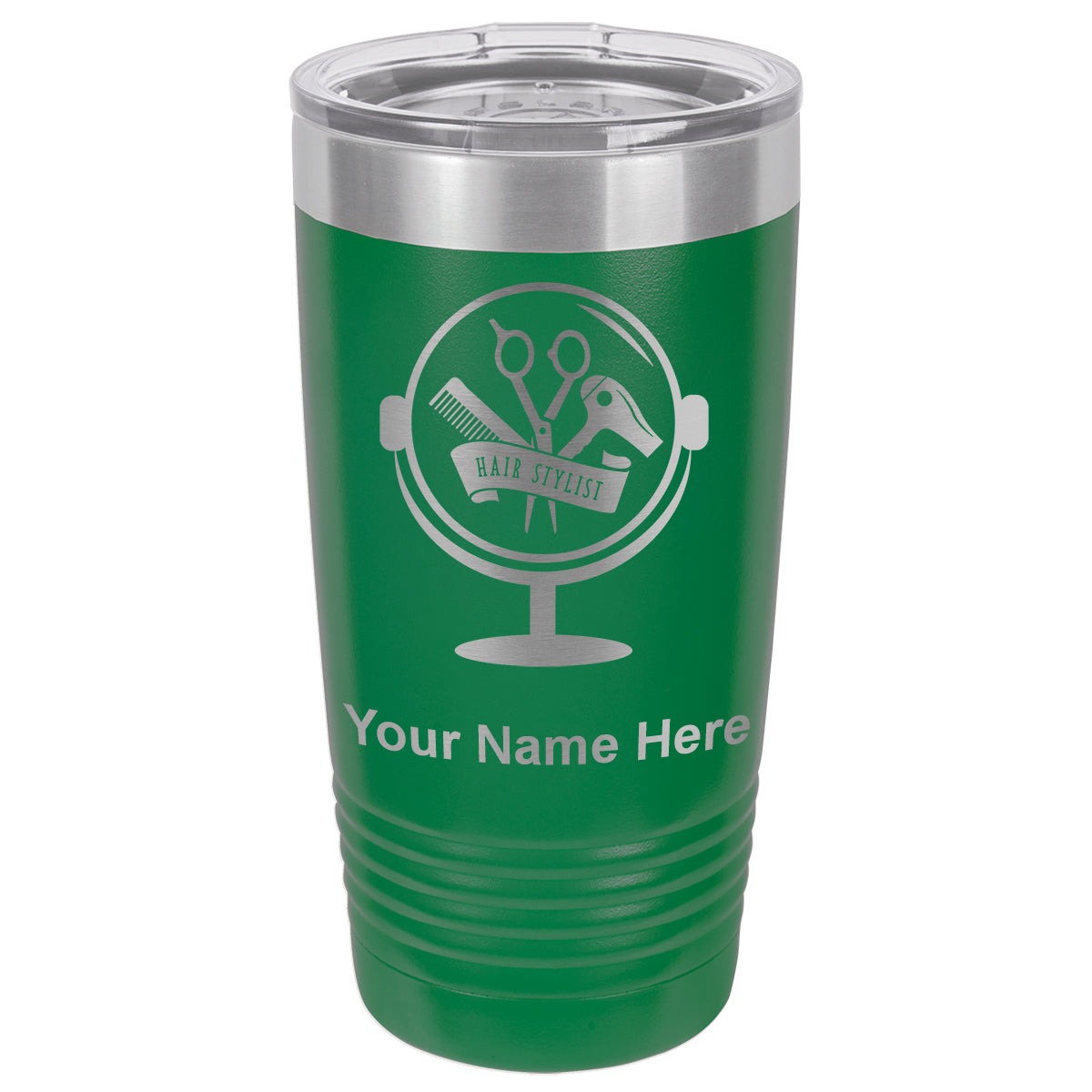 20oz Vacuum Insulated Tumbler Mug, Hair Stylist, Personalized Engraving Included