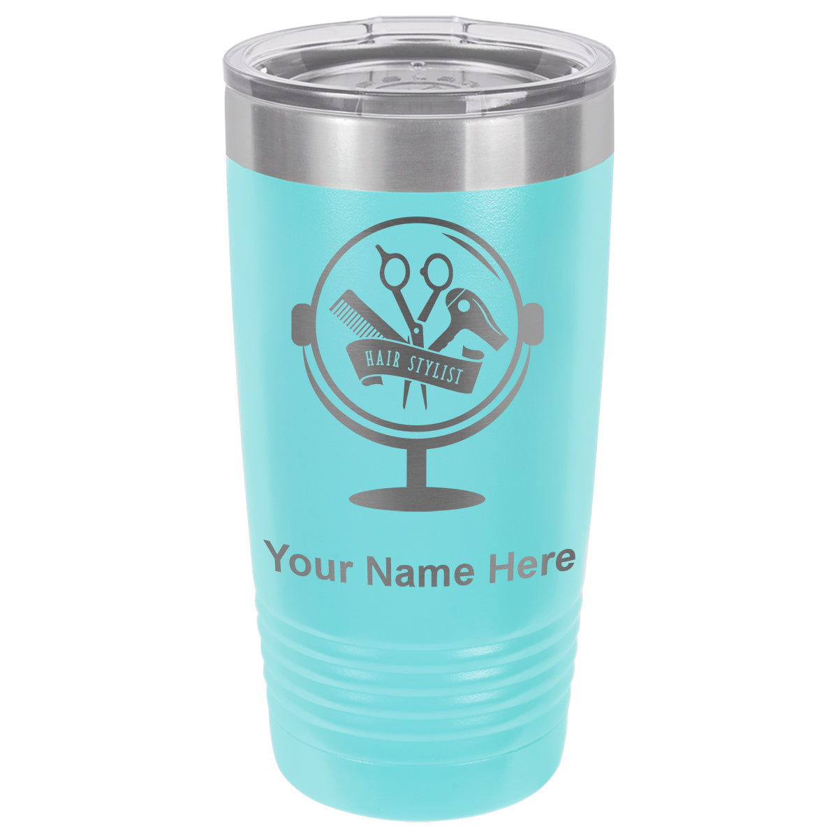 20oz Vacuum Insulated Tumbler Mug, Hair Stylist, Personalized Engraving Included