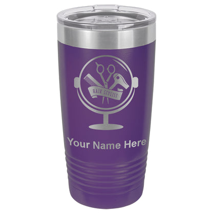 20oz Vacuum Insulated Tumbler Mug, Hair Stylist, Personalized Engraving Included